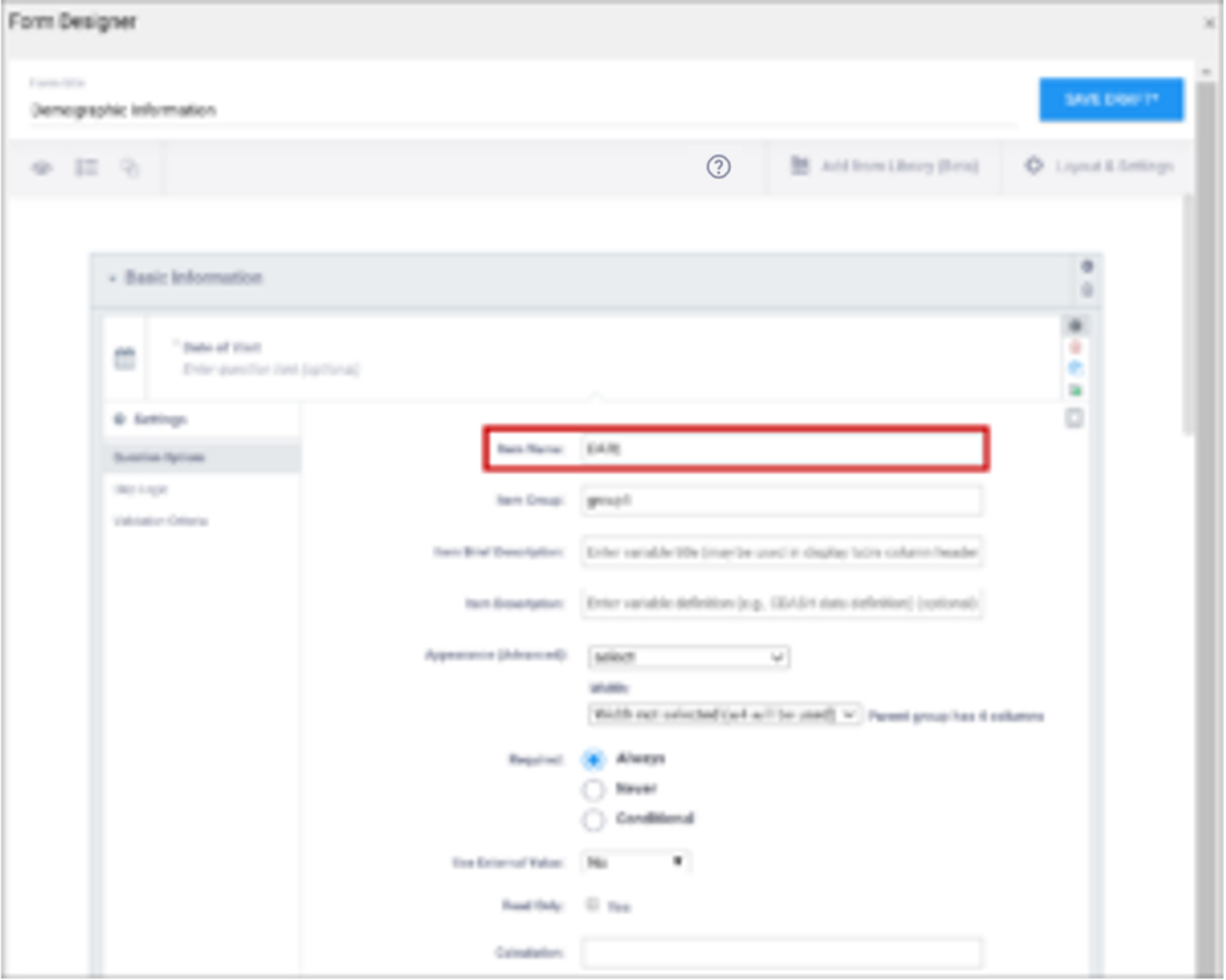 Using Form Designer - OpenClinica Reference Guide