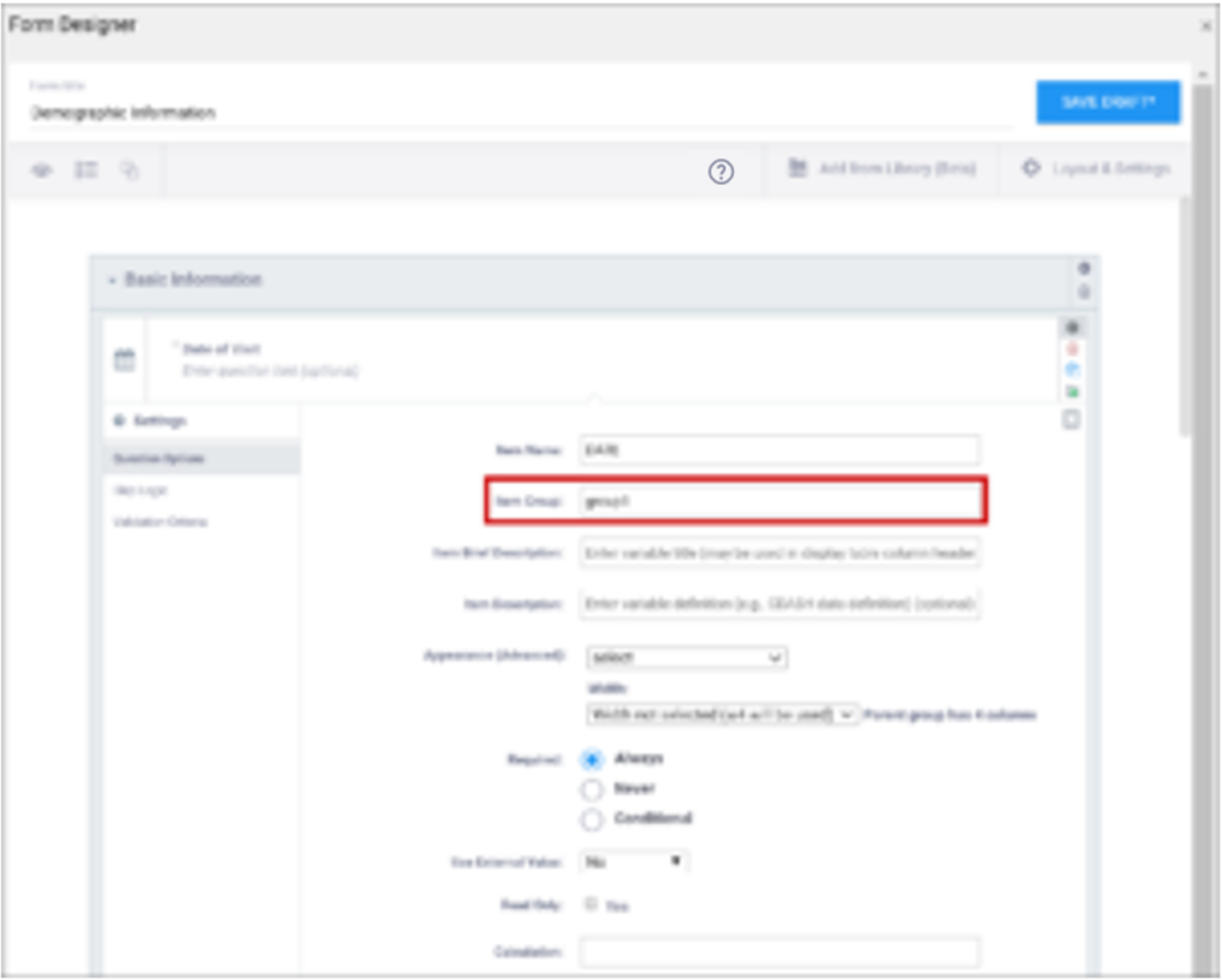 Using Form Designer - OpenClinica Reference Guide