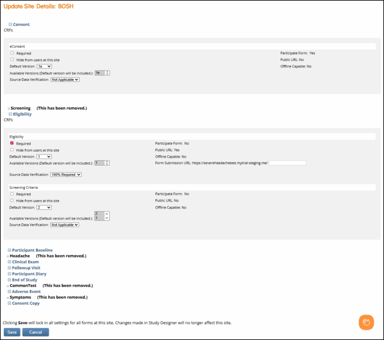 Managing Sites - OpenClinica Reference Guide